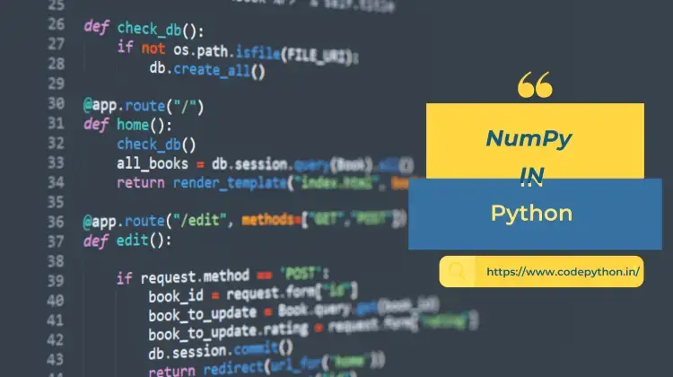 Working with NumPy in Python for numerical computing and data manipulation.